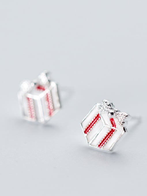 Silver Gifts Christmas series :Sterling Silver sweet candy Christmas  lovely  Earrings