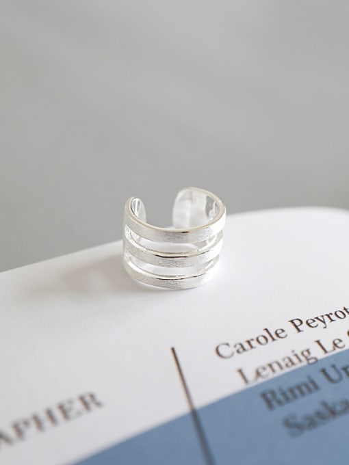 DAKA Sterling silver  simple pierced ear clip 0