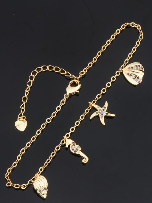 ROSS Copper With 18k Gold Plated Delicate Marine life, shells, starfish Bracelets