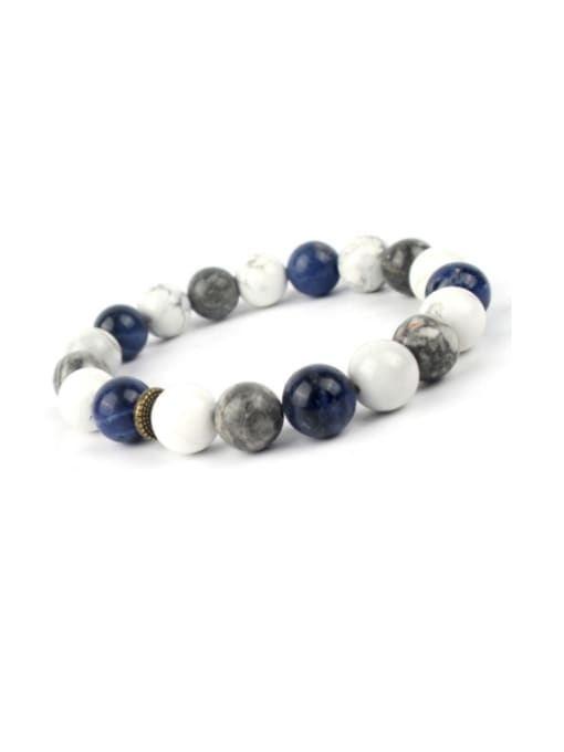 handmade Semi-precious Stones Titanium Accessories Bracelet 1
