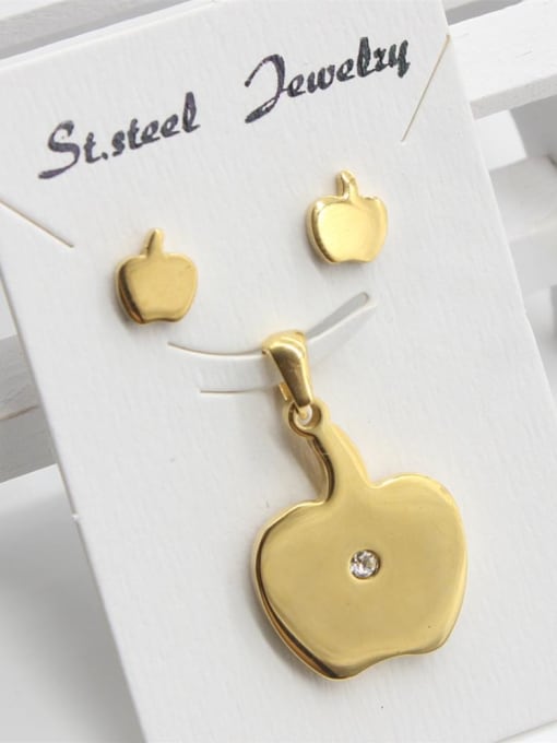 XIN DAI Golden Apple Shape Two Pieces 0