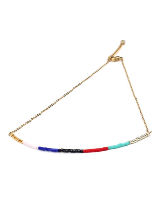 HN1833-D Simple Strip Pendant Women Clavicle Necklace