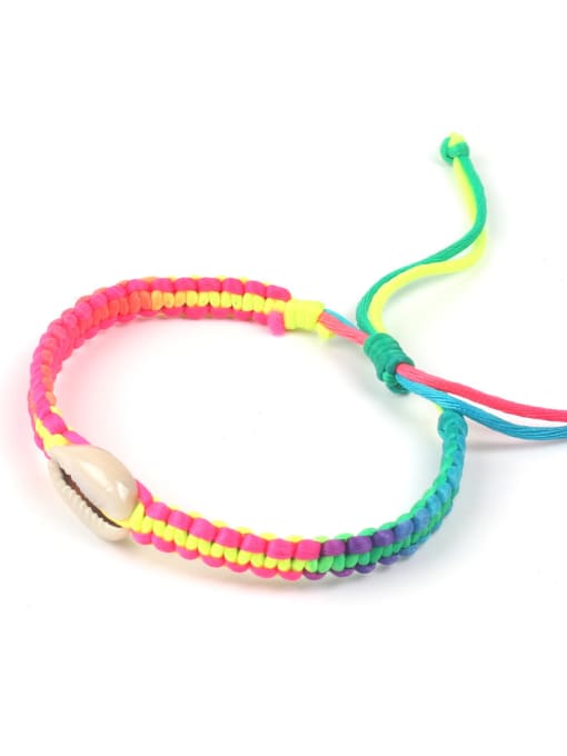 handmade Shell Accessories Woven Polyamide Rope Bracelet 1