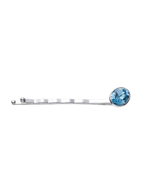 Blue Blue austrian Crystal Hairpin