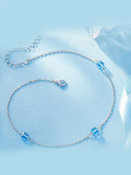 Aurora YB0467 S925  Silver Water Drop-shaped Bracelet