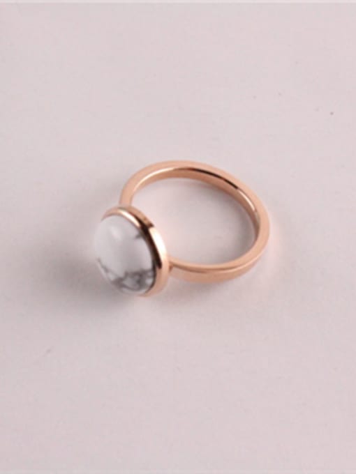 GROSE White Stone Fashion Simple Ring 0