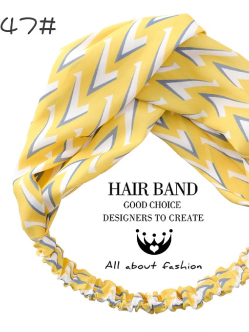 47#B8507 Sweet Hair Band Multi-color Options Headbands