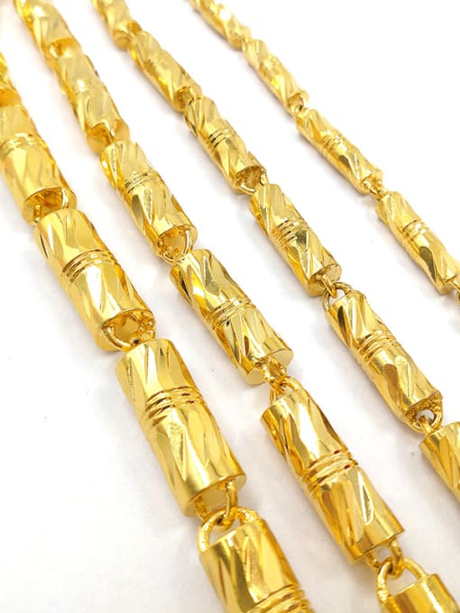 Neayou Unisex Gold Plated Geometric Shaped Necklace 1