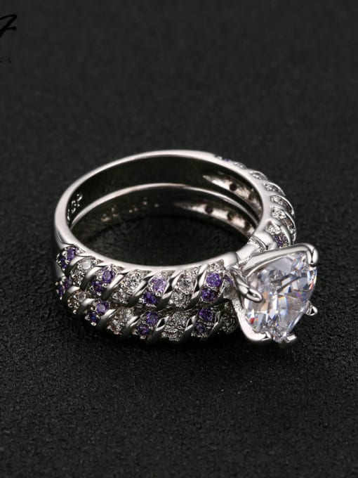 ZK Micro Pave Zircons Hot Selling Ring 2