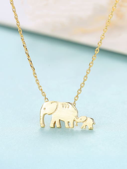 CCUI Sterling silver animal cute elephant necklace 3