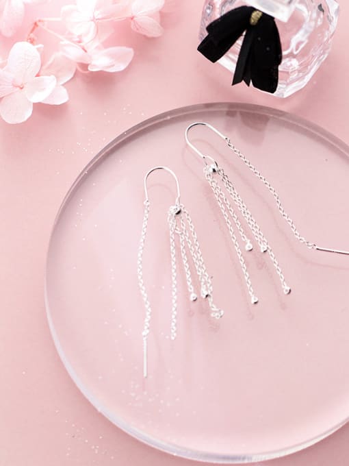 Rosh Sterling silver tassel personality Earrings 1