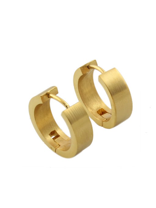 CONG Exquisite Gold Plated High Polished Drop Earrings 0