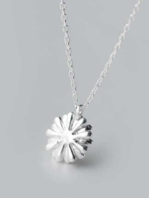 Rosh S925 silver beautiful daisy necklace 2