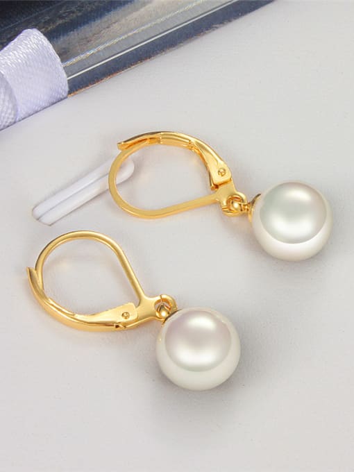 SANTIAGO Fresh Korean Style Artificial Pearl Drop Earrings 1