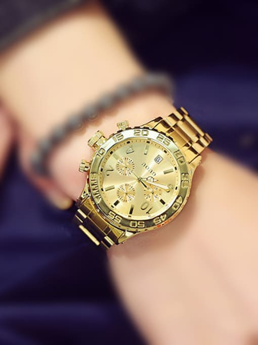 GUOU Brand Luxury Chronograph Unisex Watch 1000009445
