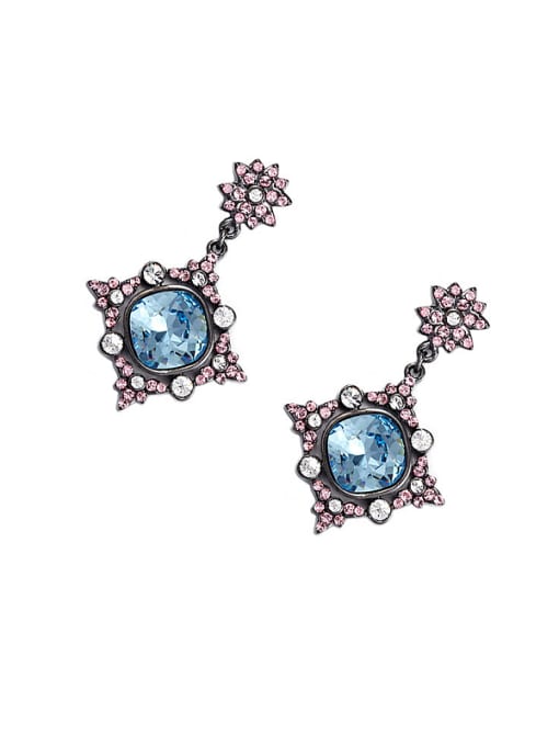 CEIDAI Star-shaped Crystal Chandelier earring 1