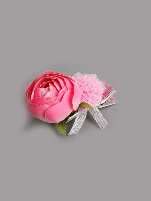 pink Beautiful Flower Hair clip