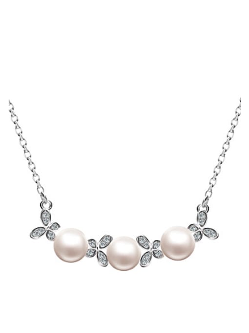 EVITA PERONI Fashion Butterfly Freshwater Pearls Necklace 0