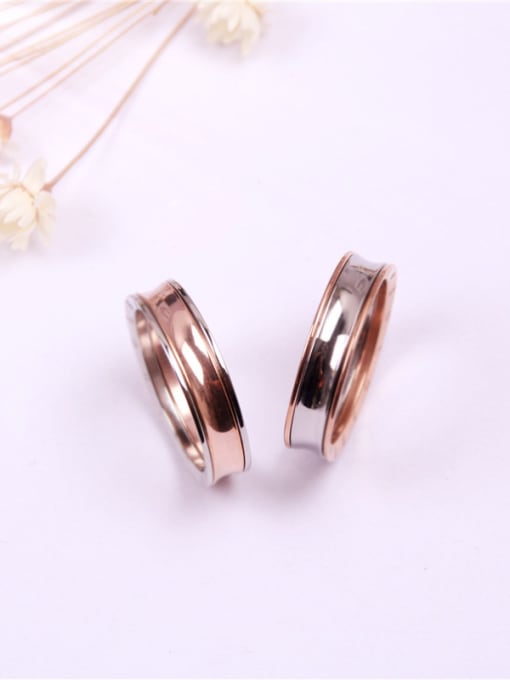 GROSE New Style Fashion Titanium Ring 2