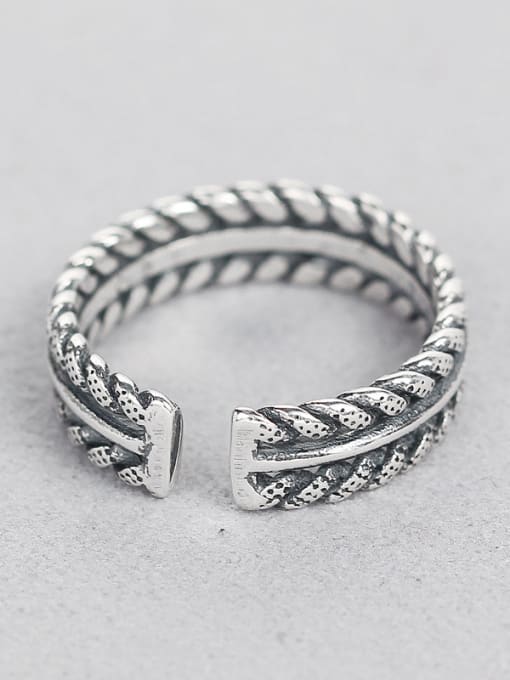 Peng Yuan Retro Thai Silver Opening Ring 1