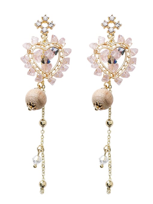 Main plan section Alloy With Rose Gold Plated Trendy Chain Drop Earrings