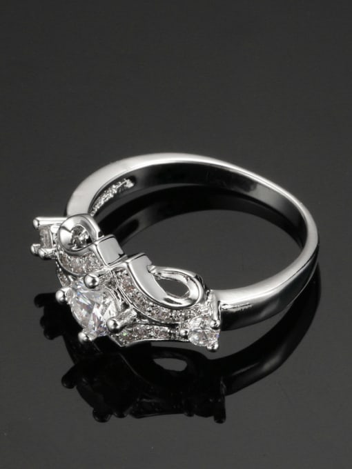 ZK AAA Zircons Hot Selling Engagement Ring 2
