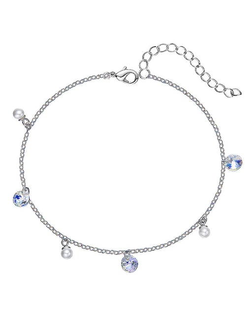 CEIDAI 2018 S925 Silver austrian Crystal Bracelet 0