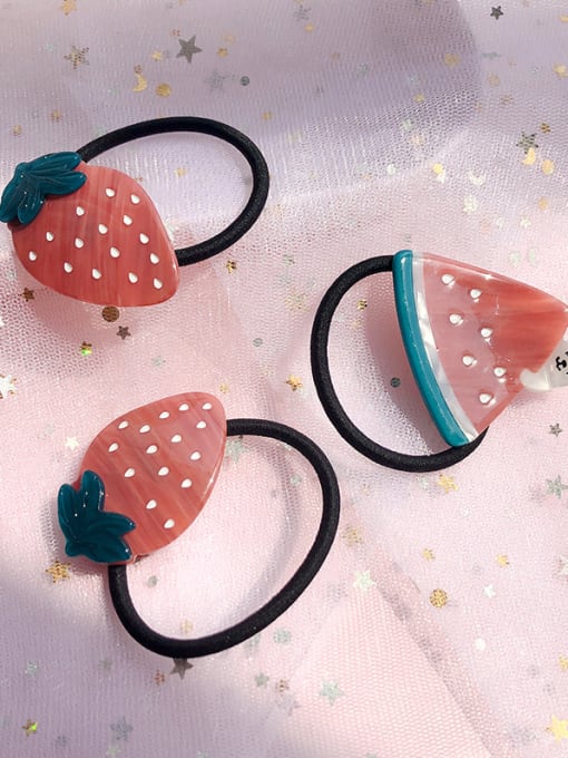 Chimera Rubber Band With Cellulose Acetate Cute Fruit Hair Ropes 3