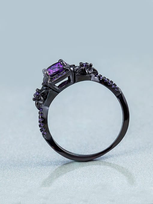 UNIENO purple Zircon Ring 1