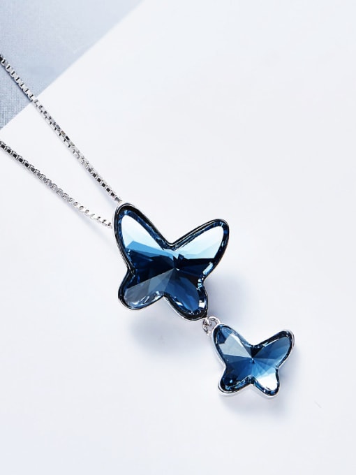CEIDAI 2018 2018 2018 S925 Silver Butterfly-shaped Necklace 3