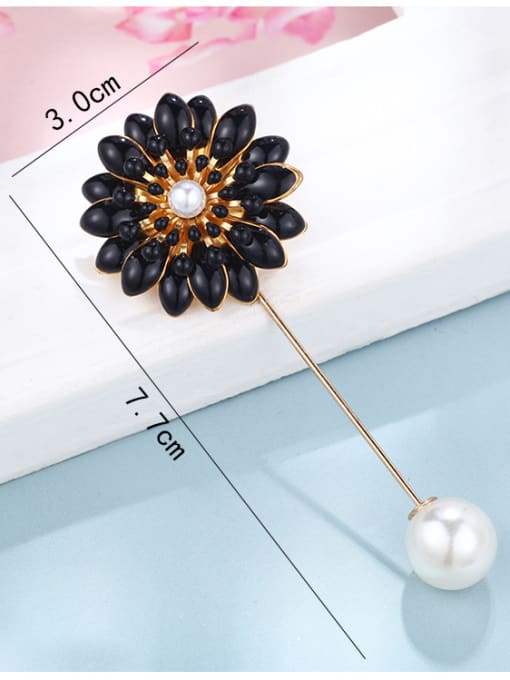D222 Alloy With  Enamel Romantic Flower Brooches