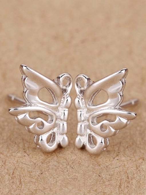Peng Yuan Personalized Symmetrical Butterfly stud Earring 0