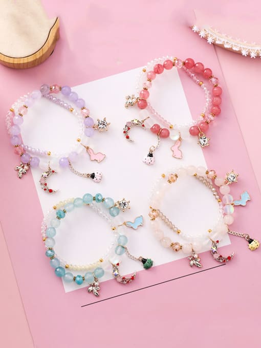 Girlhood Alloy With Rose Gold Plated Fashion DIY Bracelets