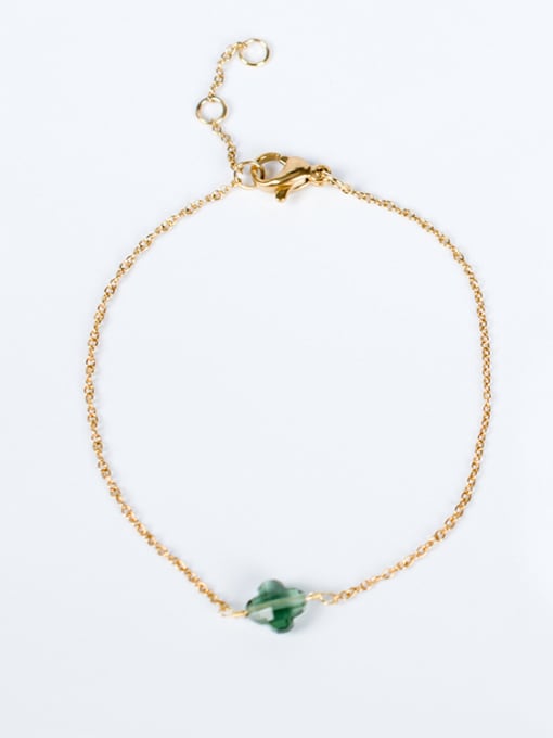 Lang Tony Women Exquisite Adjustable Length Crystal Bracelet