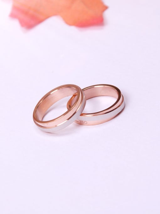 GROSE Two Colors Simple Lover Ring 2