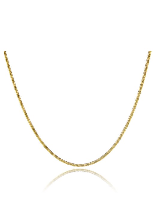 Yi Heng Da Women Simply Style 24K Gold Plated Copper Necklace 0