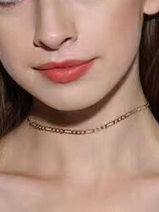GROSE Simple Hollow Women Clavicle Necklace 1