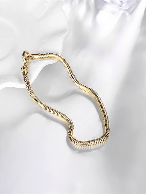 Ronaldo Exquisite 18K Gold Plated Snake Shaped Bracelet 1
