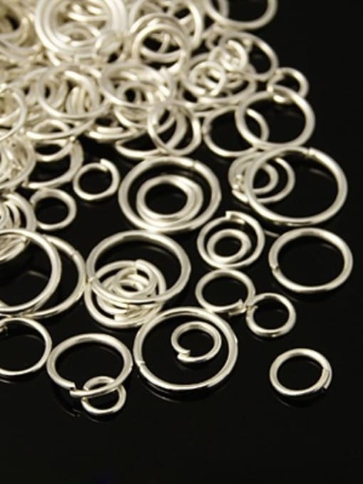 1 box of silver Iron With Open Jump Rings