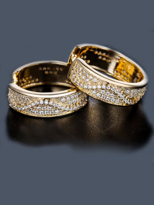 Gold 18K Gold Plated Zircon band ring