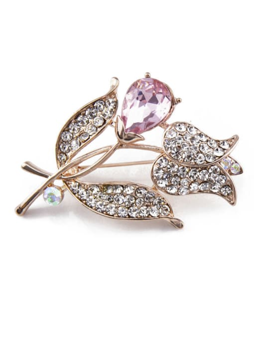 Inboe 2018 2018 Rose Gold Crystals Brooch 4