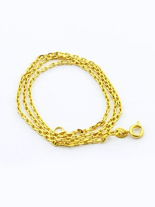 Yi Heng Da Women Simply Style 24K Gold Plated Geometric Shaped Necklace