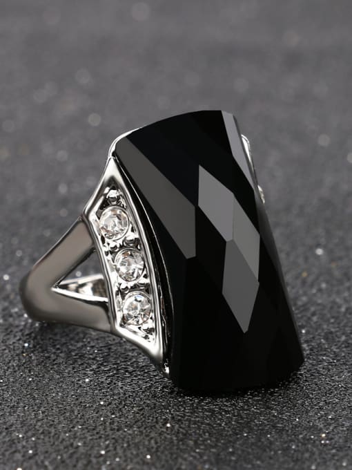 Gujin Personalized AAA Resin Crystals Ring 1