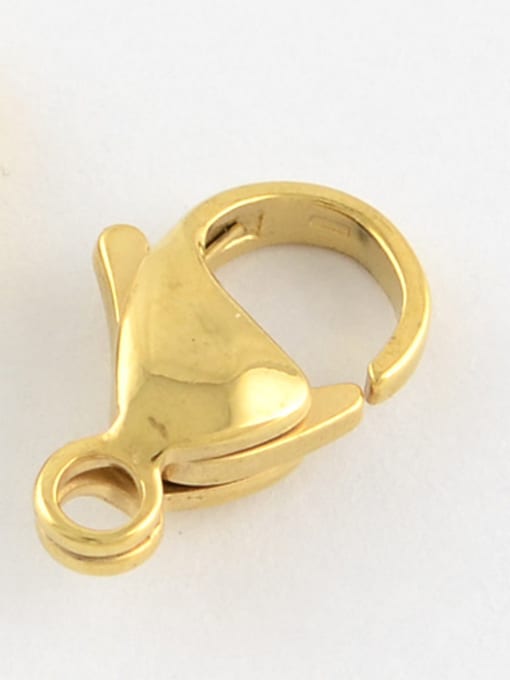 100 - 10x6mm gold Stainless Steel With Imitation Gold Plated Simplistic Animal Findings & Components
