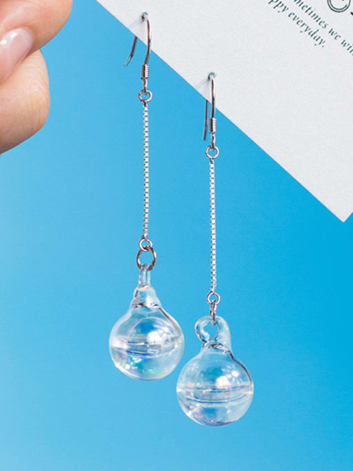 Rosh Special-shaped glass hollow and special Earrings 0