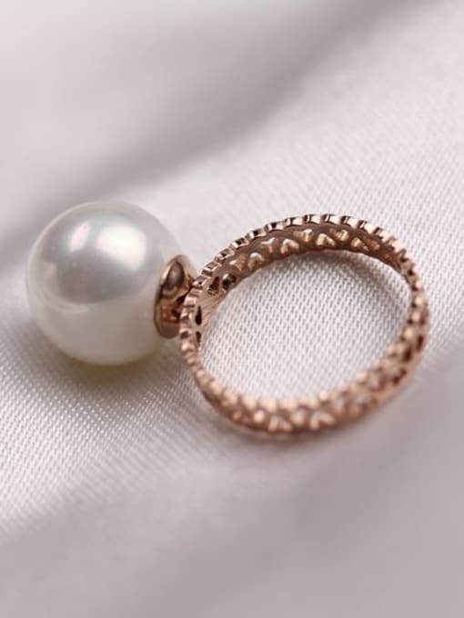 GROSE Retro Style Shell Pearl Ring 1