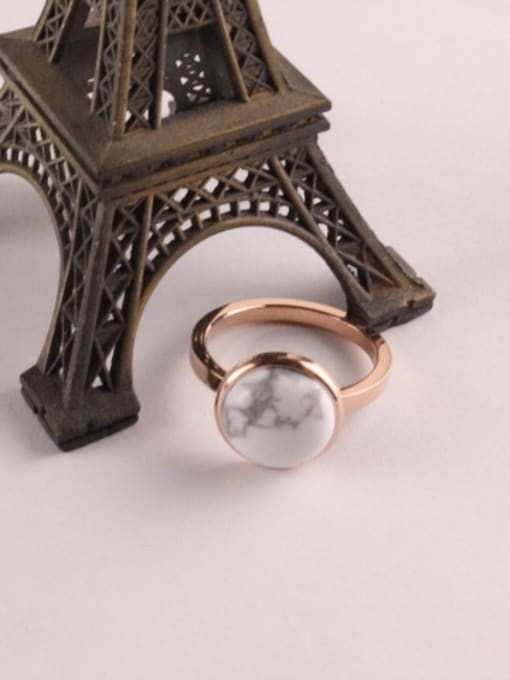 GROSE White Stone Fashion Simple Ring 1
