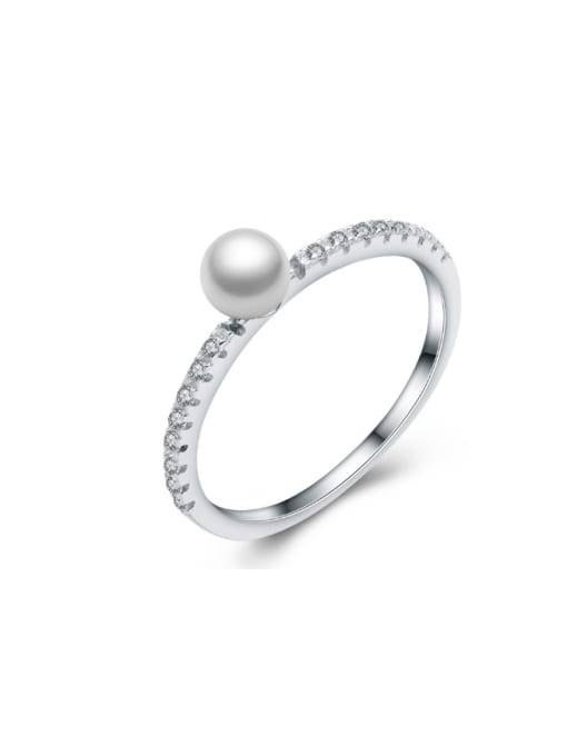 kwan Personality Shell Pearl Wedding Accessories Ring 0