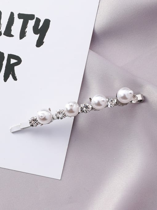 15#B6202C Alloy With New retro pearl hairpin Hair Pins