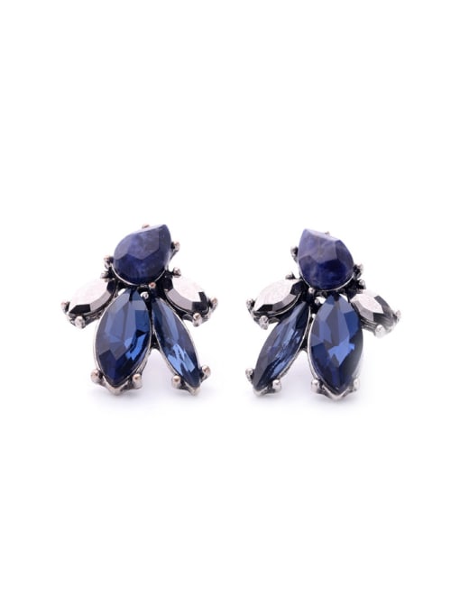 KM Classical Noble Stud Chandelier Earring 0